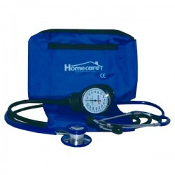 Kit Baumanómetro y Estetoscopio Dúplex para Adulto o Pediátrico y Fabricados con Acero y Látex - Home Care