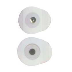 Bolsa con 100 Piezas de Electrodos ECG Desechables e Impermeables de Adulto para Prueba de Esfuerzo y Holter - FIAB