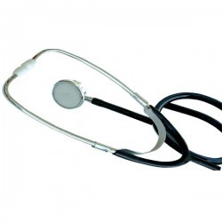 Estetoscopio Pediátrico Dúplex con Maguera en "Y" de 22", Puente de Acero Inoxidable y Campana Pediátrica - Home Care