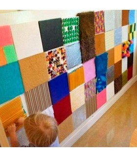 Muro de Texturas Cuadradas