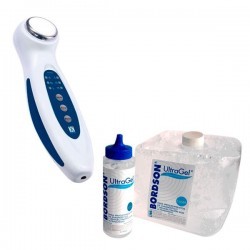 Paquete ultrasonido portátil terapéutico y gel conductor