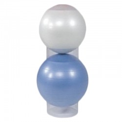 Organizador de Pelotas Horizontal para 3 Bobath de 55 cm, 65 cm, 75 cm, Portátil y Fácil de Armar - MVS IN MOTION