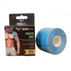 Venda Kinesiológica en Rollo de 5cm ancho x 5m largo de Distintos Colores - Medica Vital