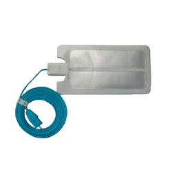 Placa de Electrobisturí de Retorno Desechable de Gel Sólido de Uso Pediátrico con Cable tipo Valleylab para REM - FIAB