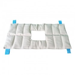 Compresa Húmedo Caliente de Doble Uso para Hombro y Rodilla de 25x50 cm Rellena de Bentonita - Médica Store