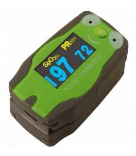 Oxímetro Digital de Pulso para uso Pediátrico, Color Verde - Marca Xignal