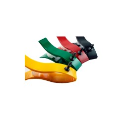 Juego de 4 Pinzas ECG Reusables para Extremidades de Conexión Universal tipo Banana Color Rojo, Negro, Verde y Amarillo - Unime