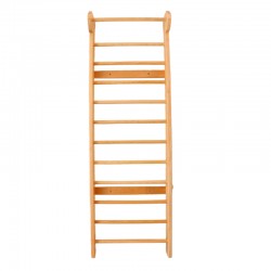 Barras Suecas de Madera para Fisioterapia de 220 cm alto x 91 cm ancho con 12 Barrotes - Mecano Rehab