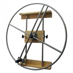 Rueda de Hombro Fabricada en Acero y Madera con Rango de Movimiento de 25.4 a 99 cm y Resistencia Ajustable - Mecano Rehab