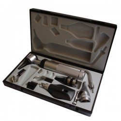 Estuche de Diagnóstico Timesco de Cabezales Intercambiables con Luz Xenón Regulable y Mango de Plástico de Pilas C - Timesco