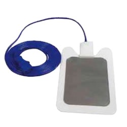 Placa de retorno desechable pediátrico con gel sólido para cable tipo valleylab