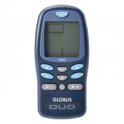 Globus Electroestimulador Dúo Pro Compact con 35 Programas y 2 Canales Independientes para 4 Electrodos - Globus