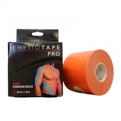 Cinta Kinestésica Profesional de 5 cm de ancho x 5 m de largo 100% de Algodón y Adhesivo Acrílico - Physiotape PRO