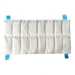 Compresa Húmedo Caliente Mediana Rellena con Bentonita de 25x60 cm para Lumbar Conserva Calor hasta 25 Minutos - Médica Store